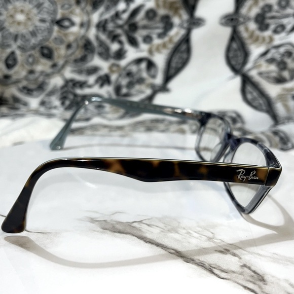Ray-Ban Eyeglasses RB5150 5023 Tortoise Blue Rectangular Frames 50-19-135 - Picture 9 of 10